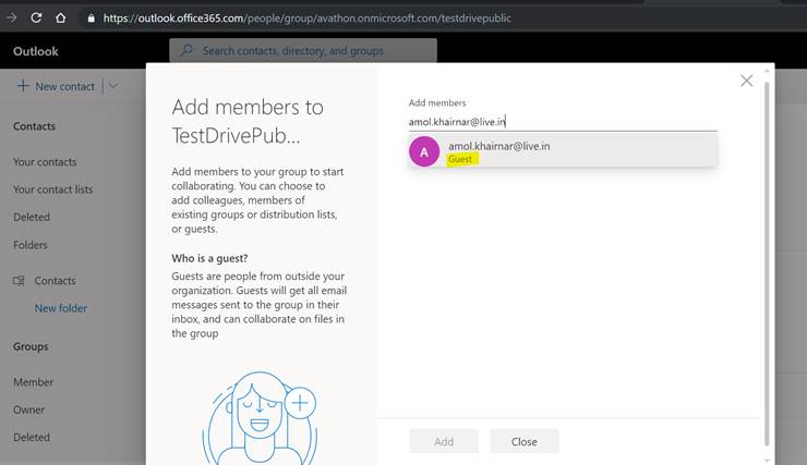 Microsoft Teams - Type Of Member (Guest)